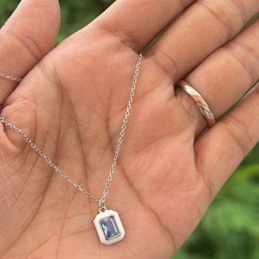 Azure Charm Necklace - The Aarna Jewels