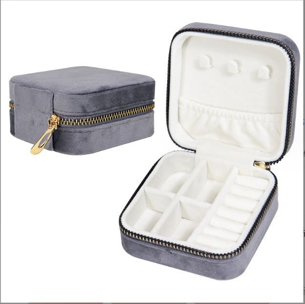 Luxe Velvet Jewellery Box | Travel Friendly & Sturdy - The Aarna Jewels