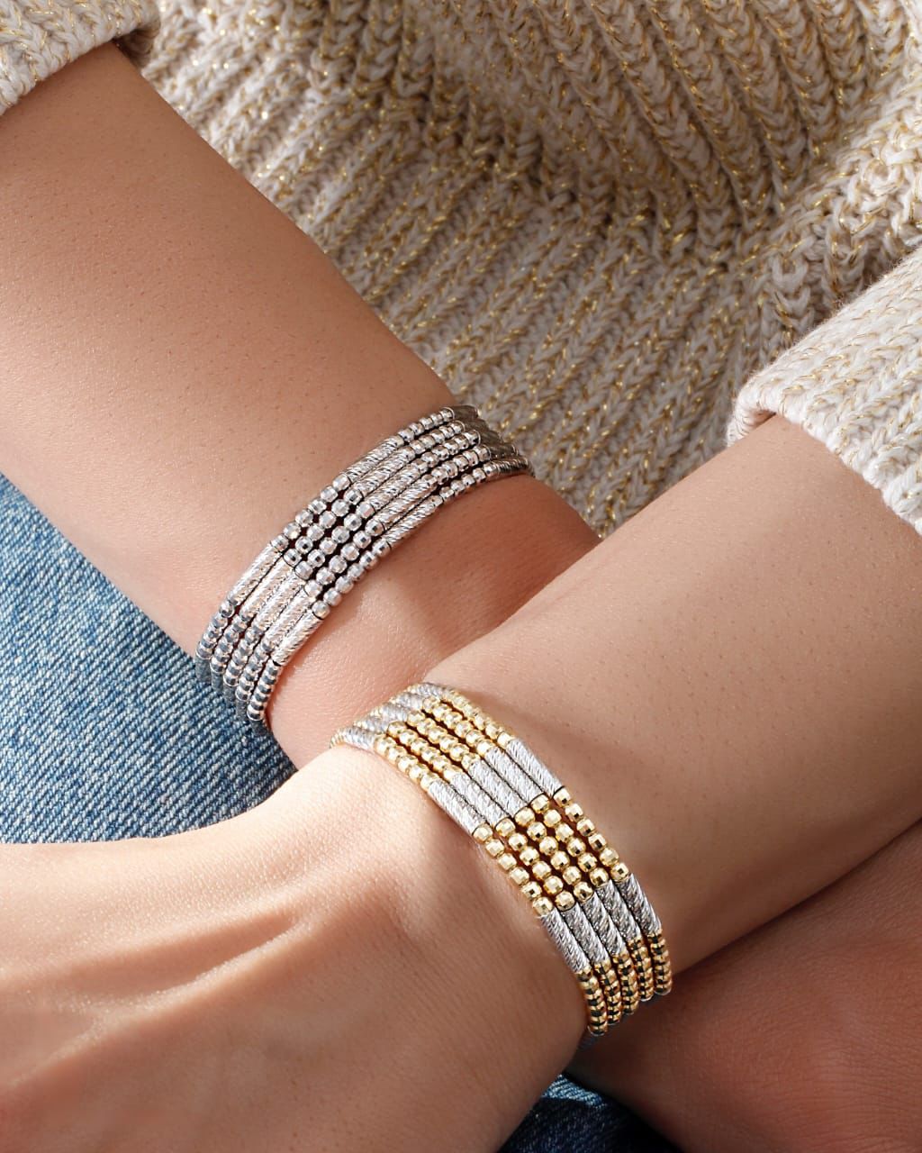 Magnetic 4 in one necklace, anklet, bracelet or choker - The Aarna Jewels