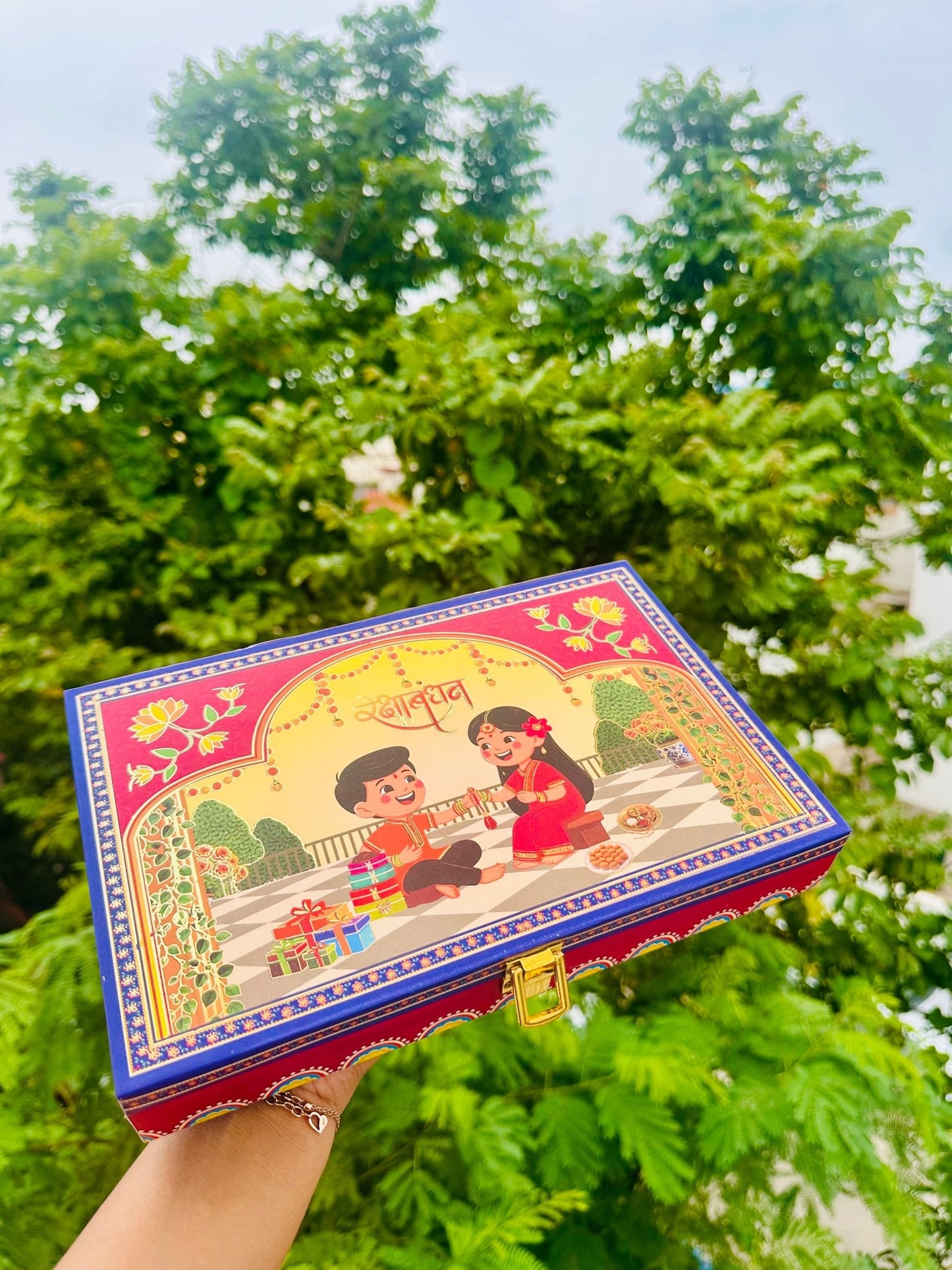 Musical Rakhi Gift Box - The Aarna Jewels