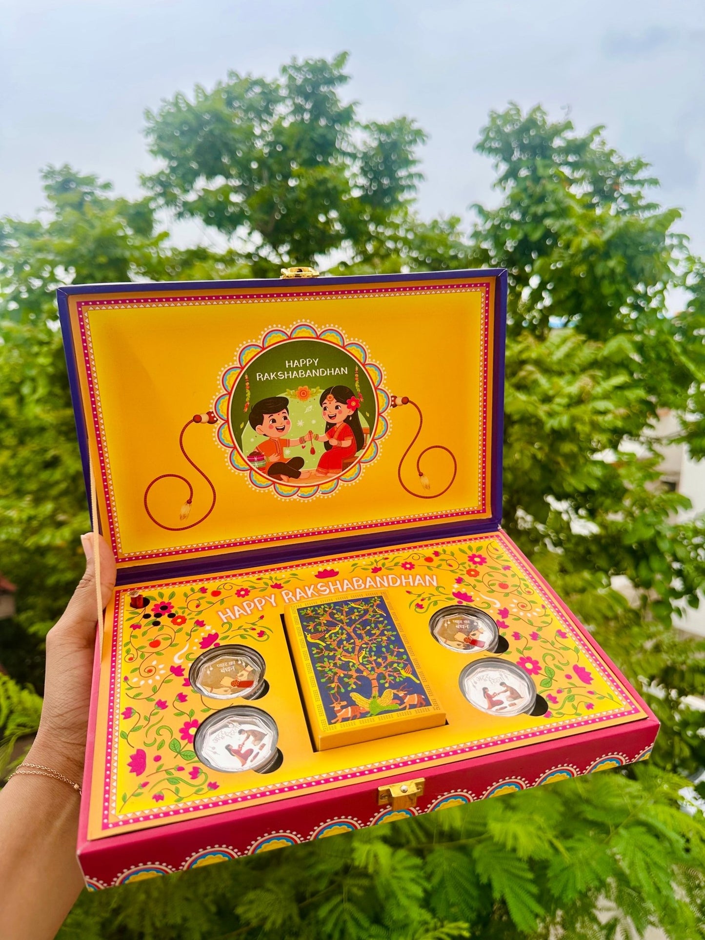 Musical Rakhi Gift Box - The Aarna Jewels