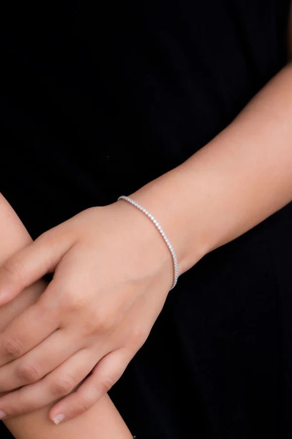 The Classic Tennis Bracelet - The Aarna Jewels