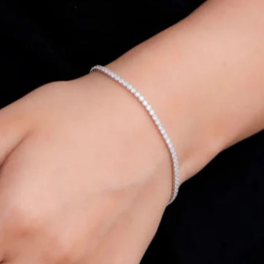 The Classic Tennis Bracelet - The Aarna Jewels