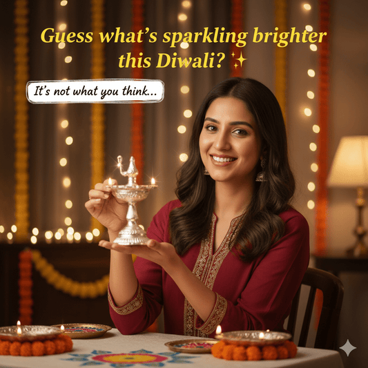 Why Silver is THE Gift Everyone Wants This Diwali (and Why You’ll Love It Too!)🎇 - The Aarna Jewels