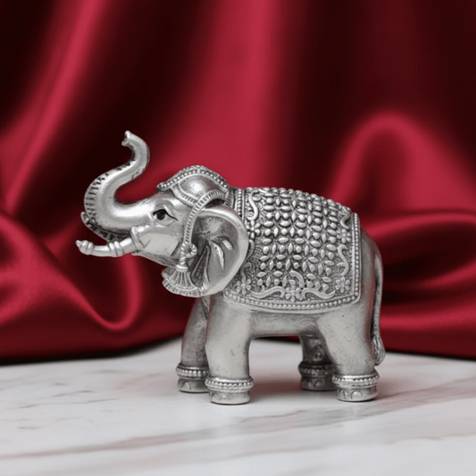 925 Sterling Silver Elephant Idol - The Aarna Jewels