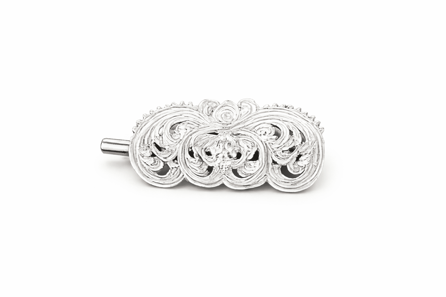 925 Sterling Silver Filigree Hair Clip - The Aarna Jewels