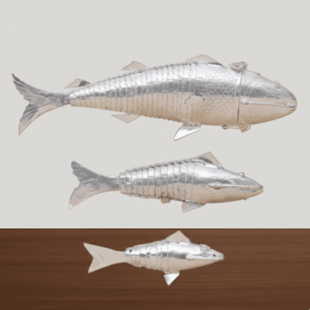 925 Sterling Silver fish - The Aarna Jewels