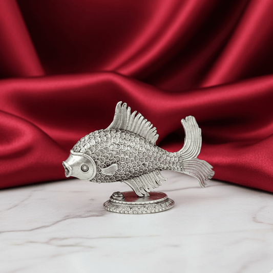 925 Sterling Silver Fish Idol - The Aarna Jewels