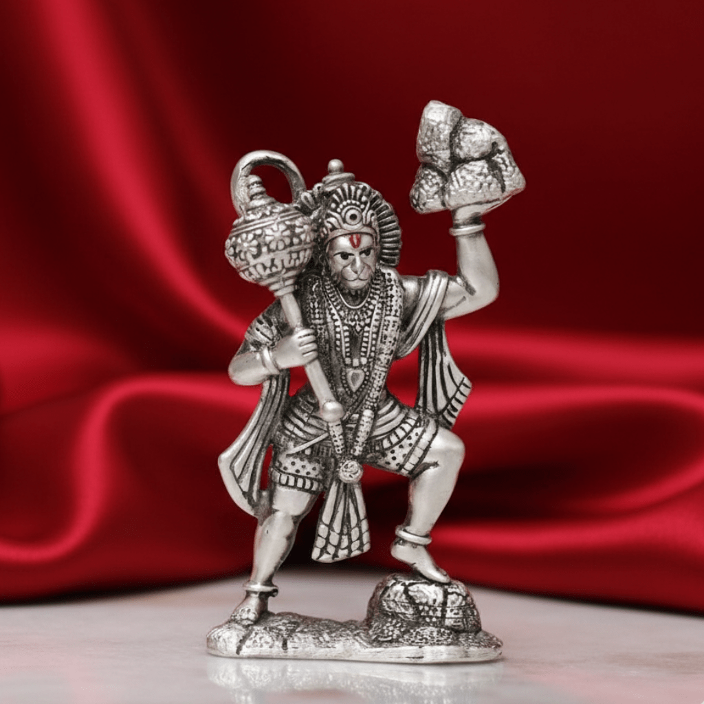 925 Sterling Silver Hanuman Idol - The Aarna Jewels