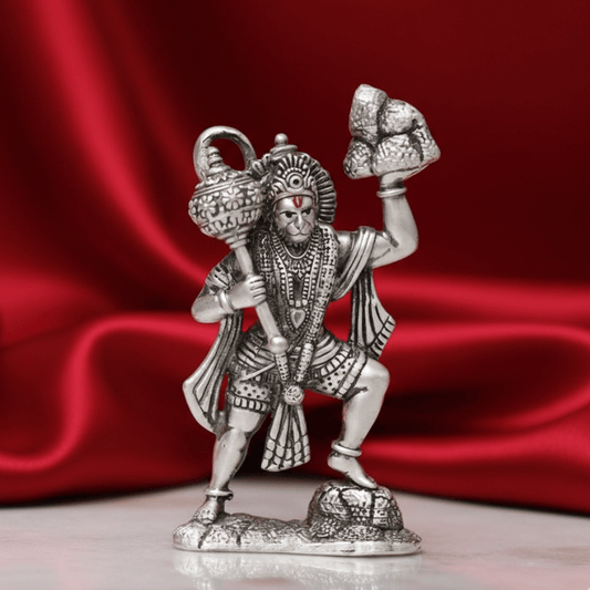 925 Sterling Silver Hanuman Idol - The Aarna Jewels