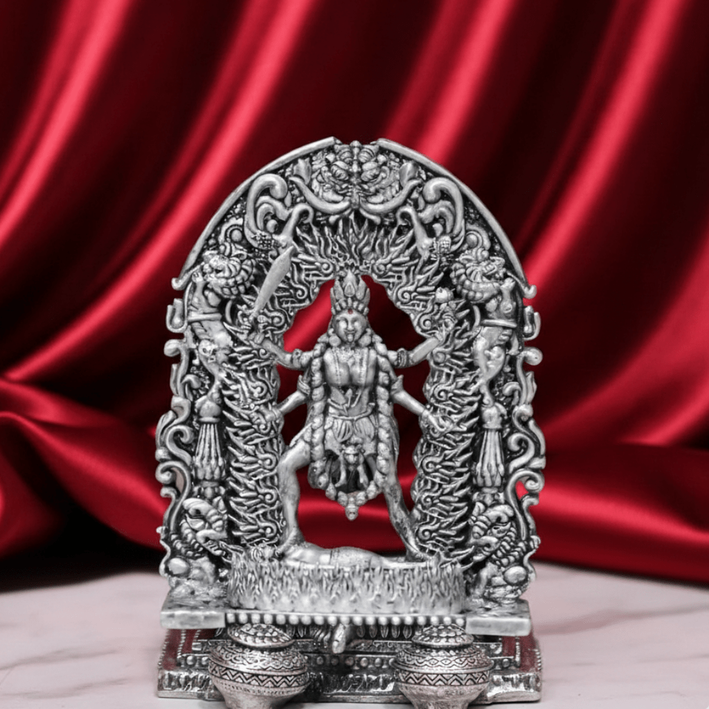 925 Sterling Silver Mahankali Idol - The Aarna Jewels