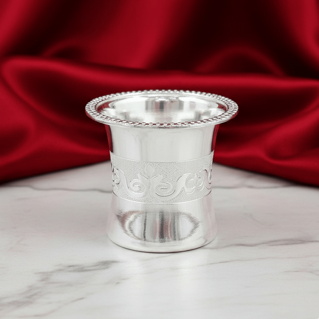 925 Sterling Silver Pooja Glass - The Aarna Jewels