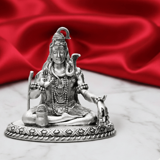 925 Sterling Silver Shiva Idol - The Aarna Jewels