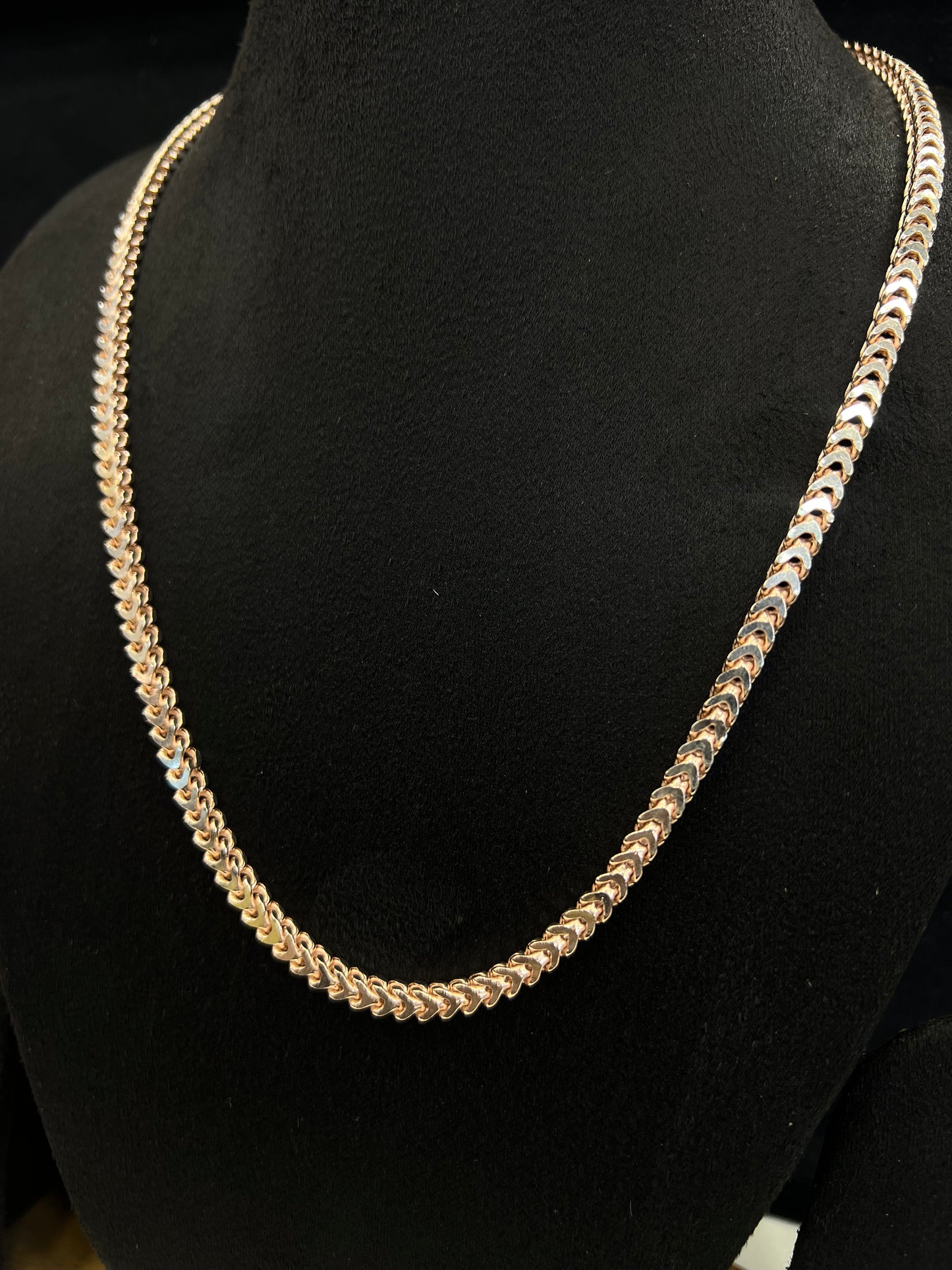 925 Sterling Silver Herringbone Chain