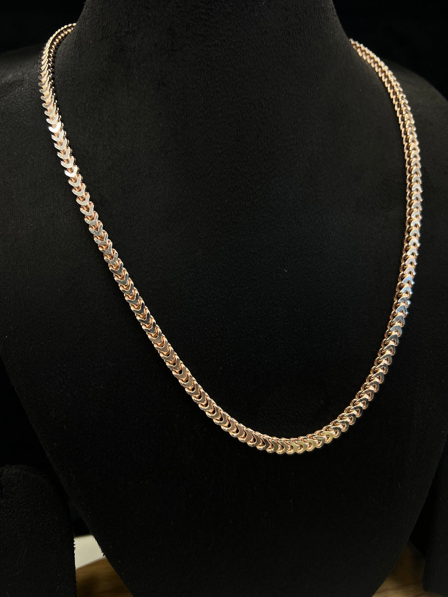 925 Sterling Silver Herringbone Chain