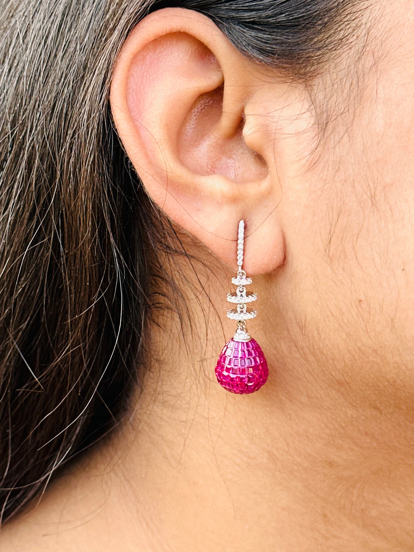 Ruby Mirage Earrings