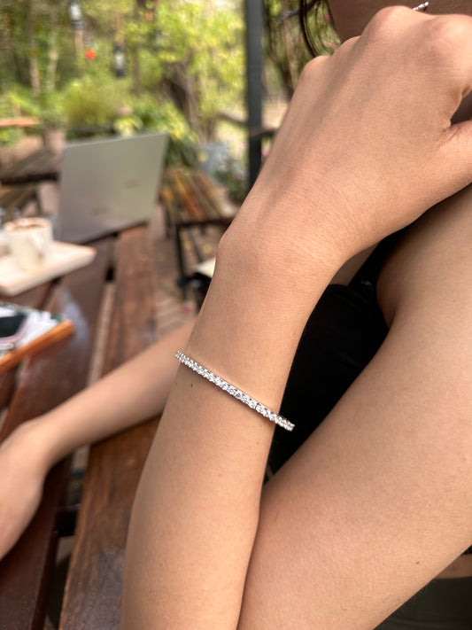 Tennis Cuff Bracelet