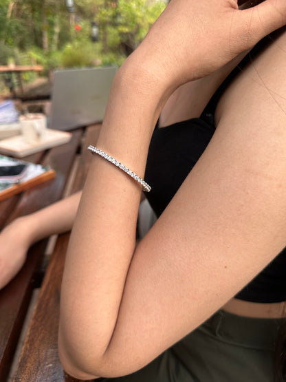 Tennis Cuff Bracelet
