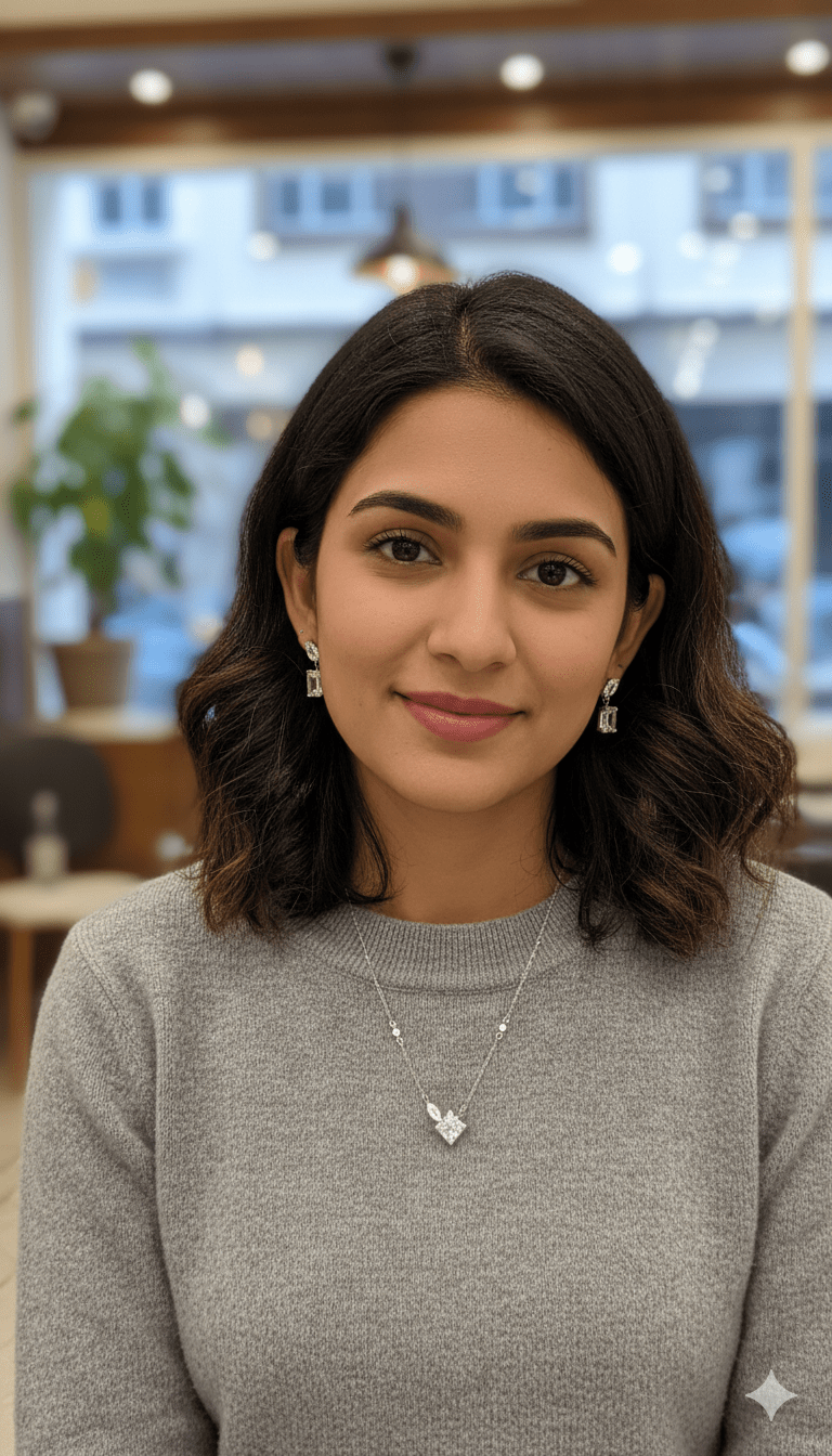 Aurelia Emerald - Cut Pendant Set - The Aarna Jewels