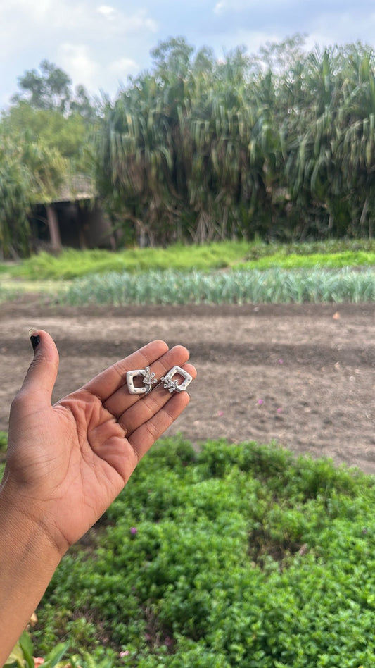 Bolt & Bloom Studs - The Aarna Jewels