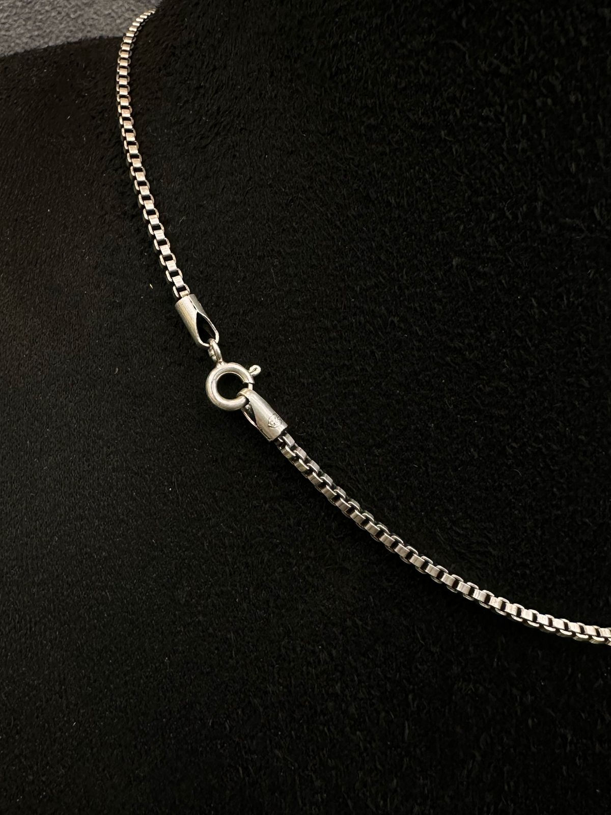 BoxEdge Silver Chain - The Aarna Jewels