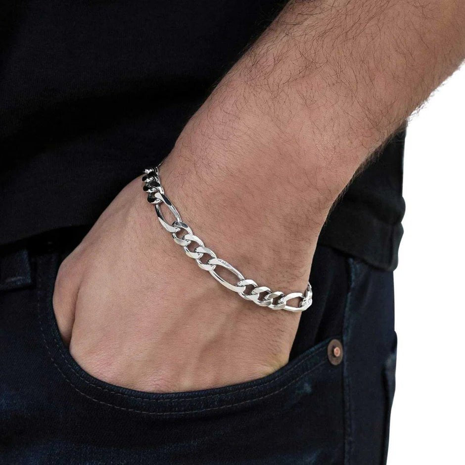 Classic Figaro Bracelet - The Aarna Jewels