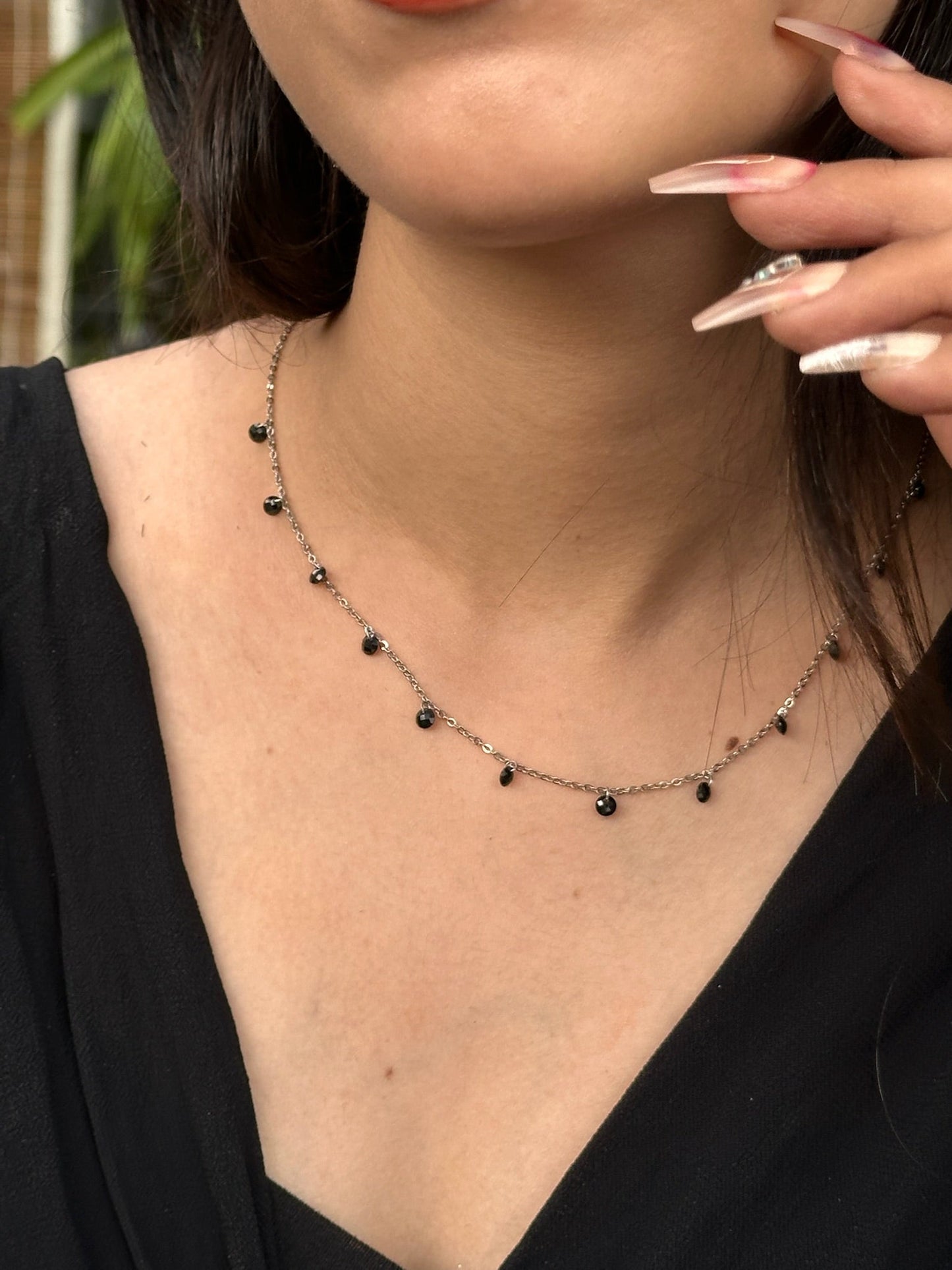 Dewdrops Chain - The Aarna Jewels