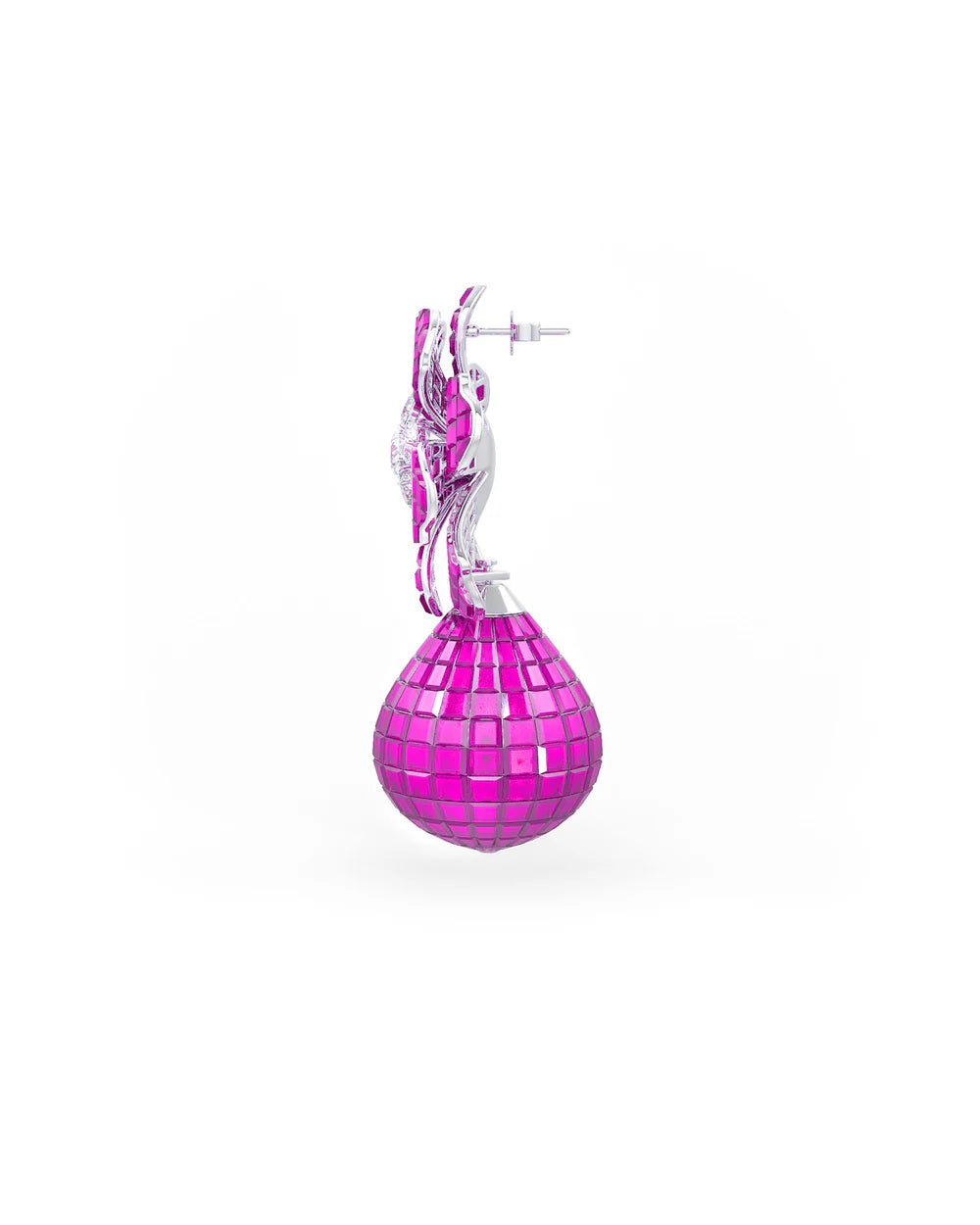 Disco Bloom Mosaic Earrings - The Aarna Jewels