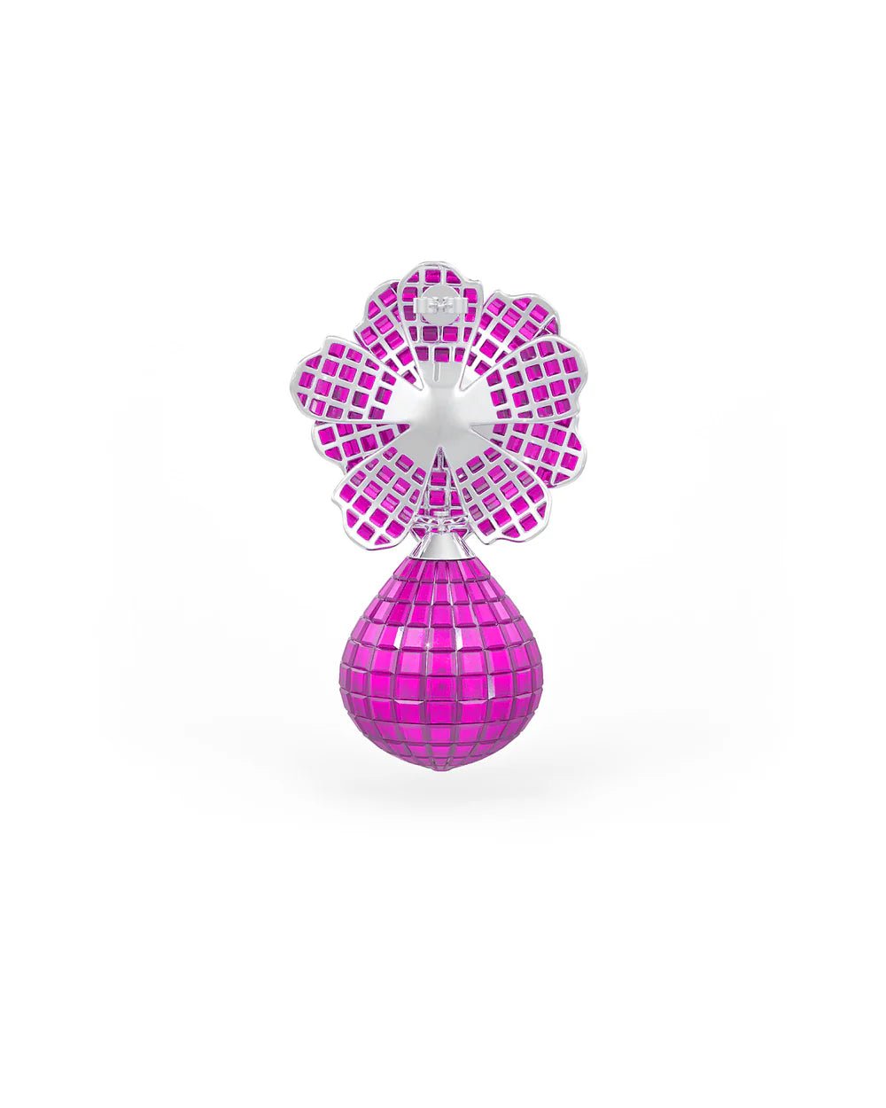 Disco Bloom Mosaic Earrings - The Aarna Jewels