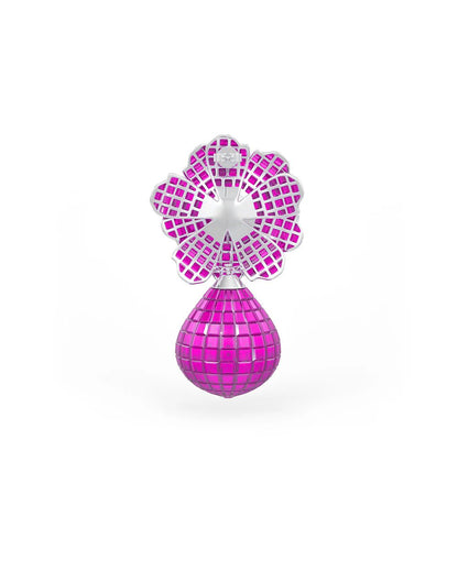 Disco Bloom Mosaic Earrings - The Aarna Jewels