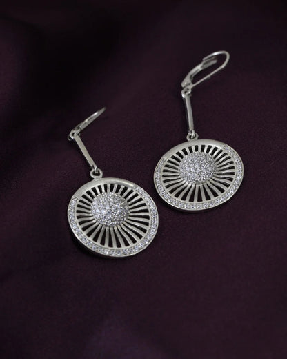 Eclipse Spark Drop Earrings - The Aarna Jewels