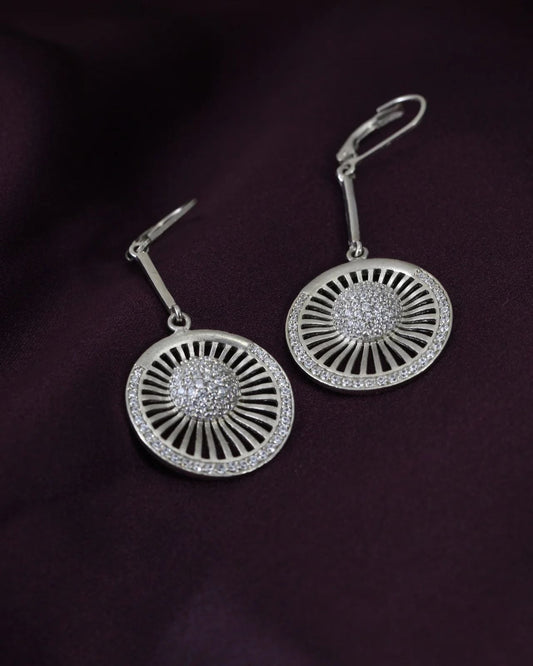 Eclipse Spark Drop Earrings - The Aarna Jewels