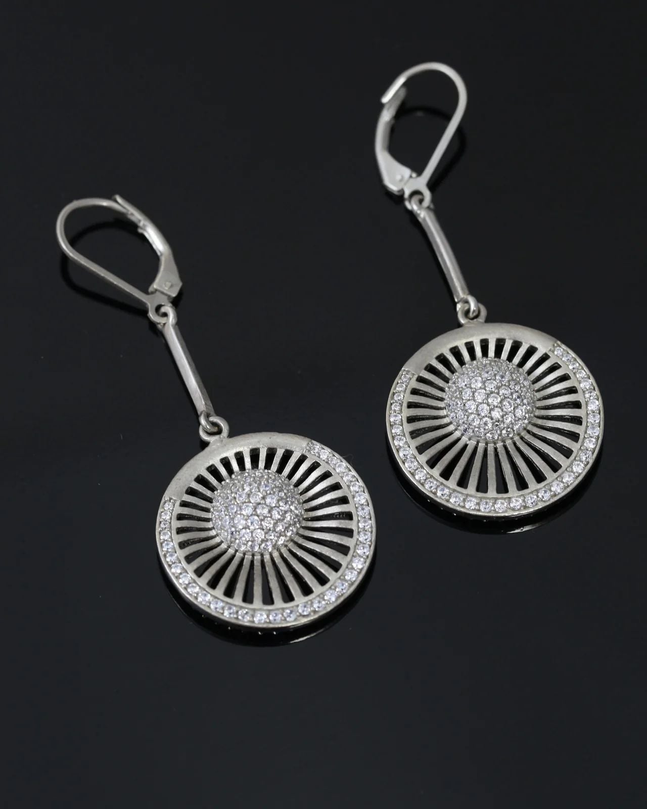 Eclipse Spark Drop Earrings - The Aarna Jewels