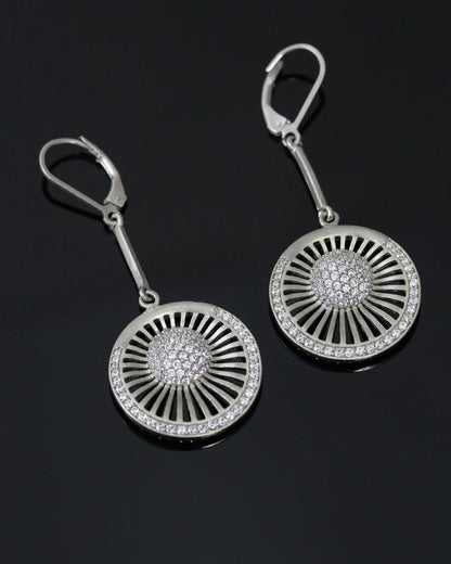 Eclipse Spark Drop Earrings - The Aarna Jewels
