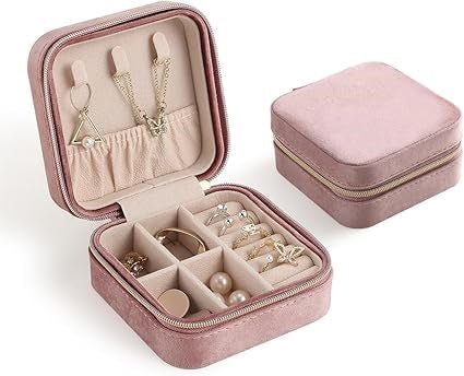 Luxe Velvet Jewellery Box | Travel Friendly & Sturdy - The Aarna Jewels
