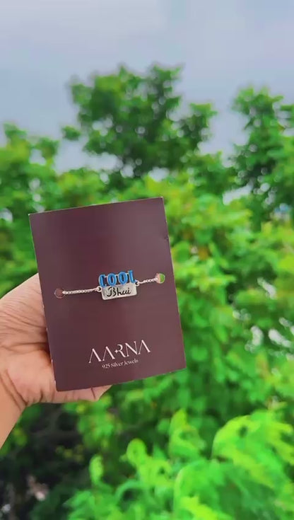 RakshVijay – 925 Silver Rakhi for Brother