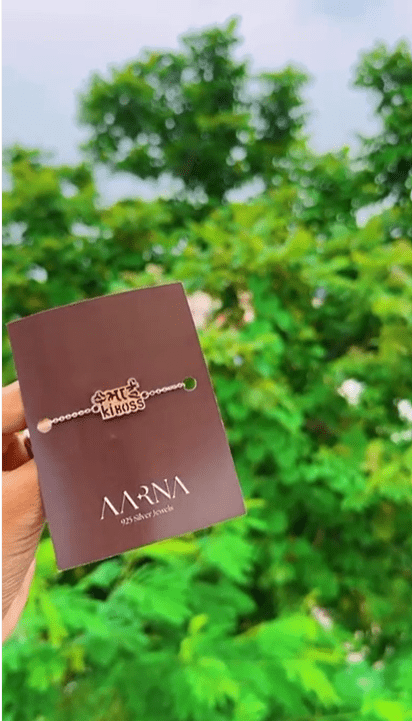 RakshaSaaj – 925 Silver Bracelet Rakhi for All - The Aarna Jewels