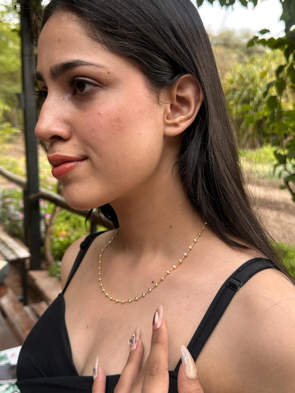 Saanvi Beaded Chain - The Aarna Jewels