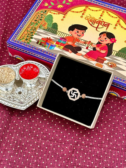 Sacred Silver Rakhis - The Aarna Jewels
