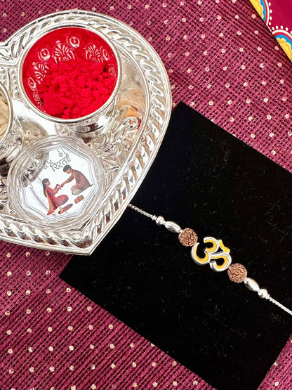 Sacred Silver Rakhis - The Aarna Jewels
