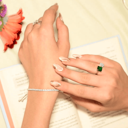 The Classic Tennis Bracelet - The Aarna Jewels
