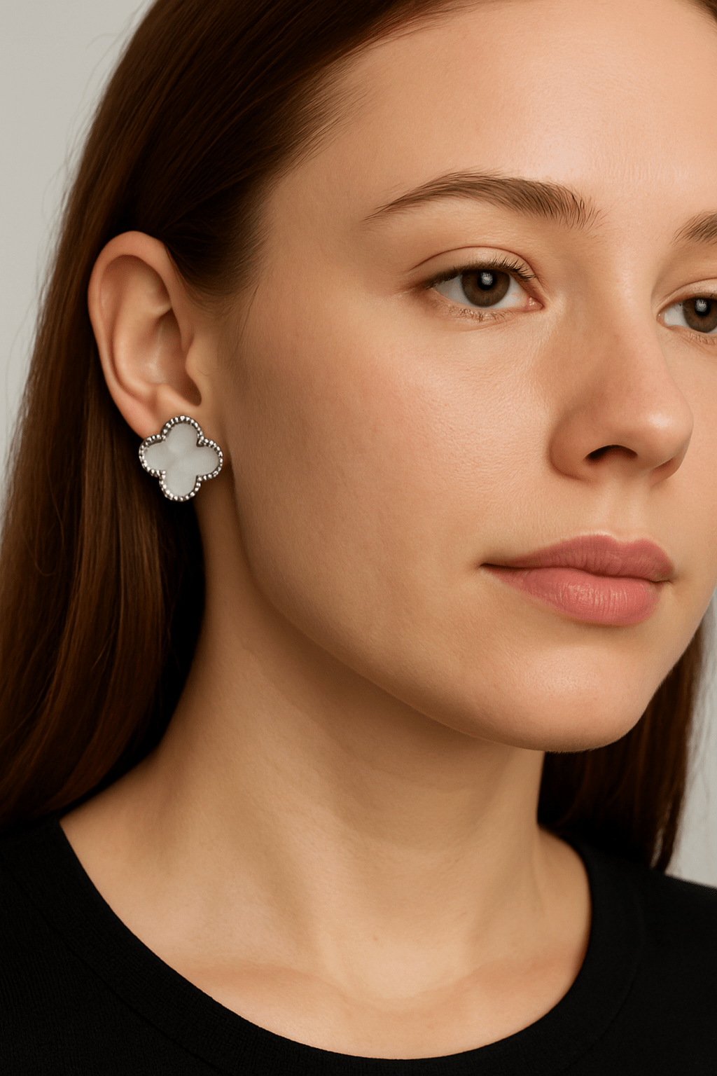 The Ethereal Clover Earrings - The Aarna Jewels