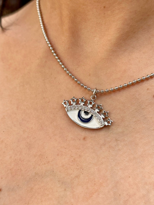 Third Eye Beaded Neck Chain - The Aarna Jewels