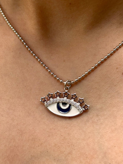 Third Eye Beaded Neck Chain - The Aarna Jewels