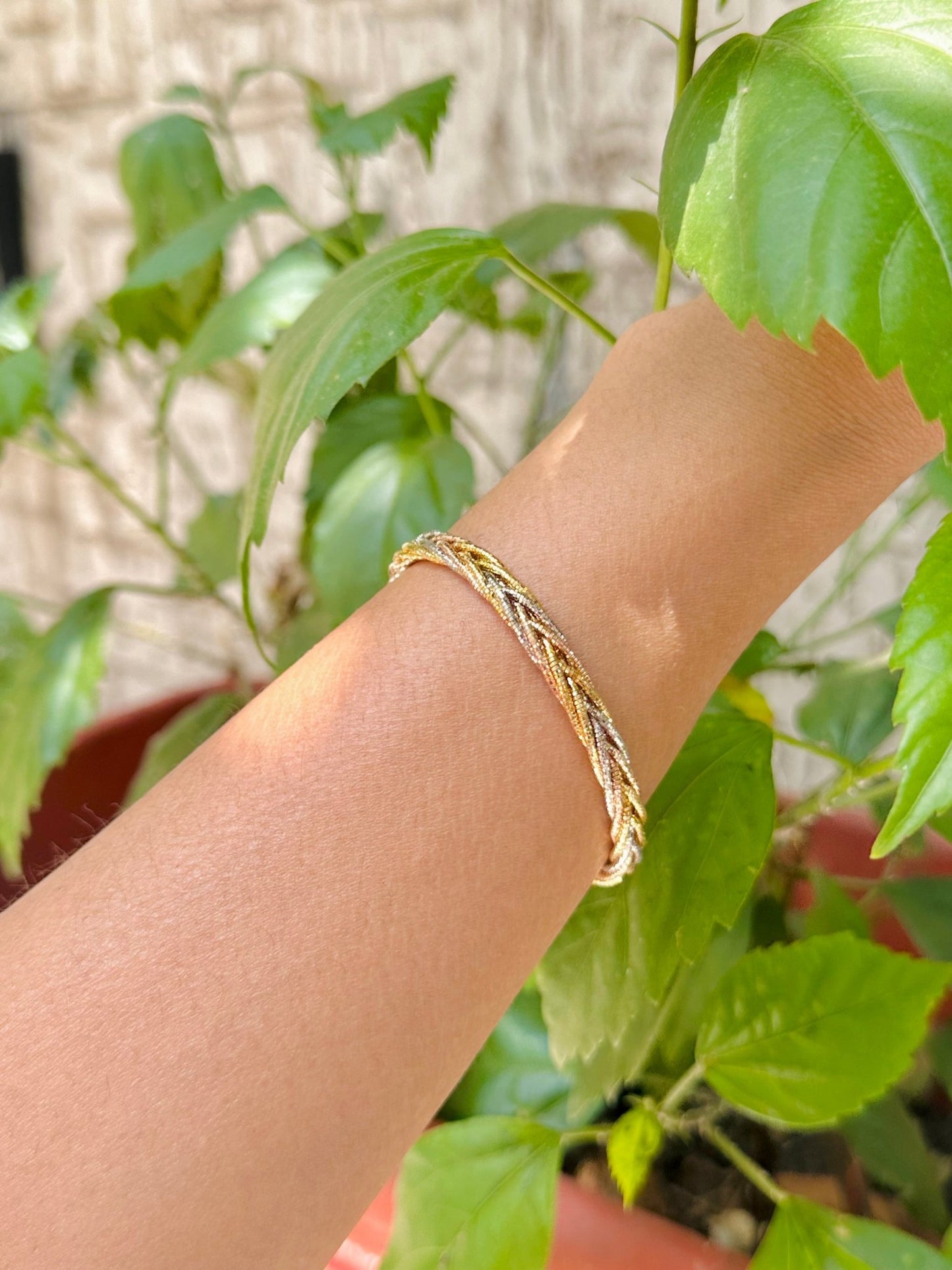 Twisted Elegance Bracelet - The Aarna Jewels
