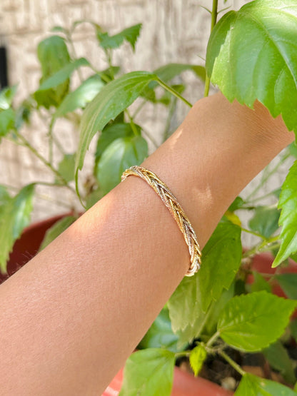 Twisted Elegance Bracelet - The Aarna Jewels