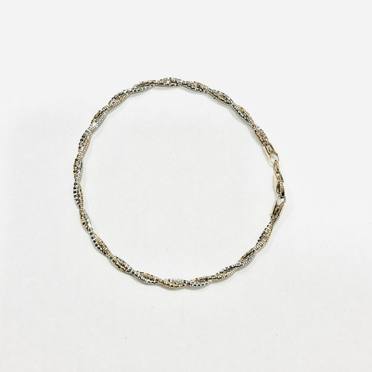 Twisted Italian Bracelet - The Aarna Jewels